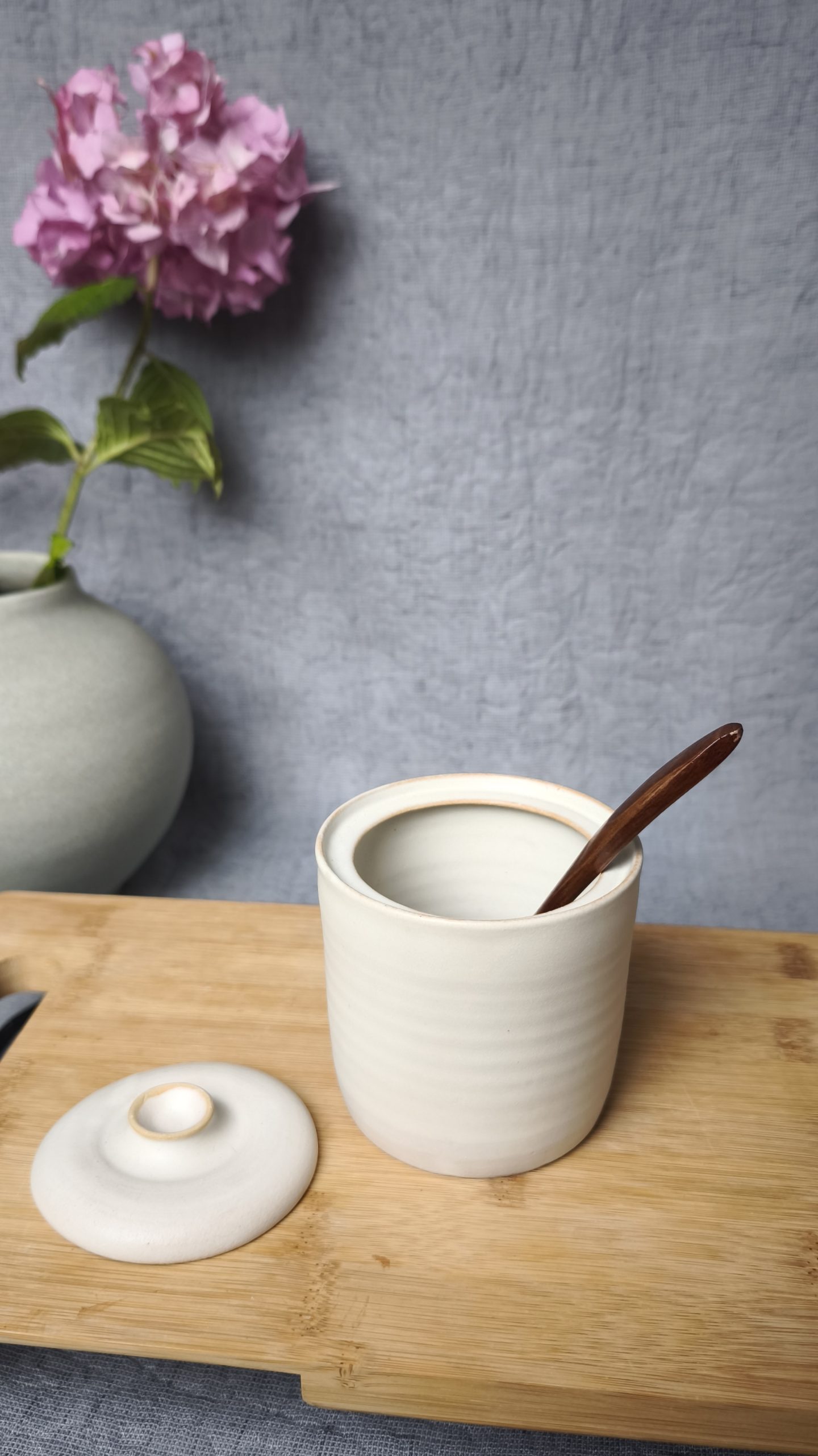 Jar with Lid – Salt & Stone - Image 2