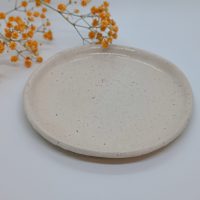 Small plate in white with speckles - Image 2