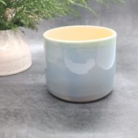 Straight Cup in Blue & Yellow