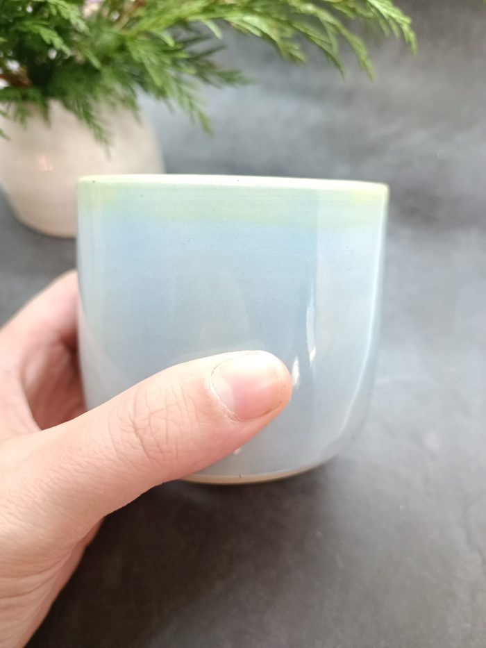 Straight Cup in Blue & Yellow - Image 2