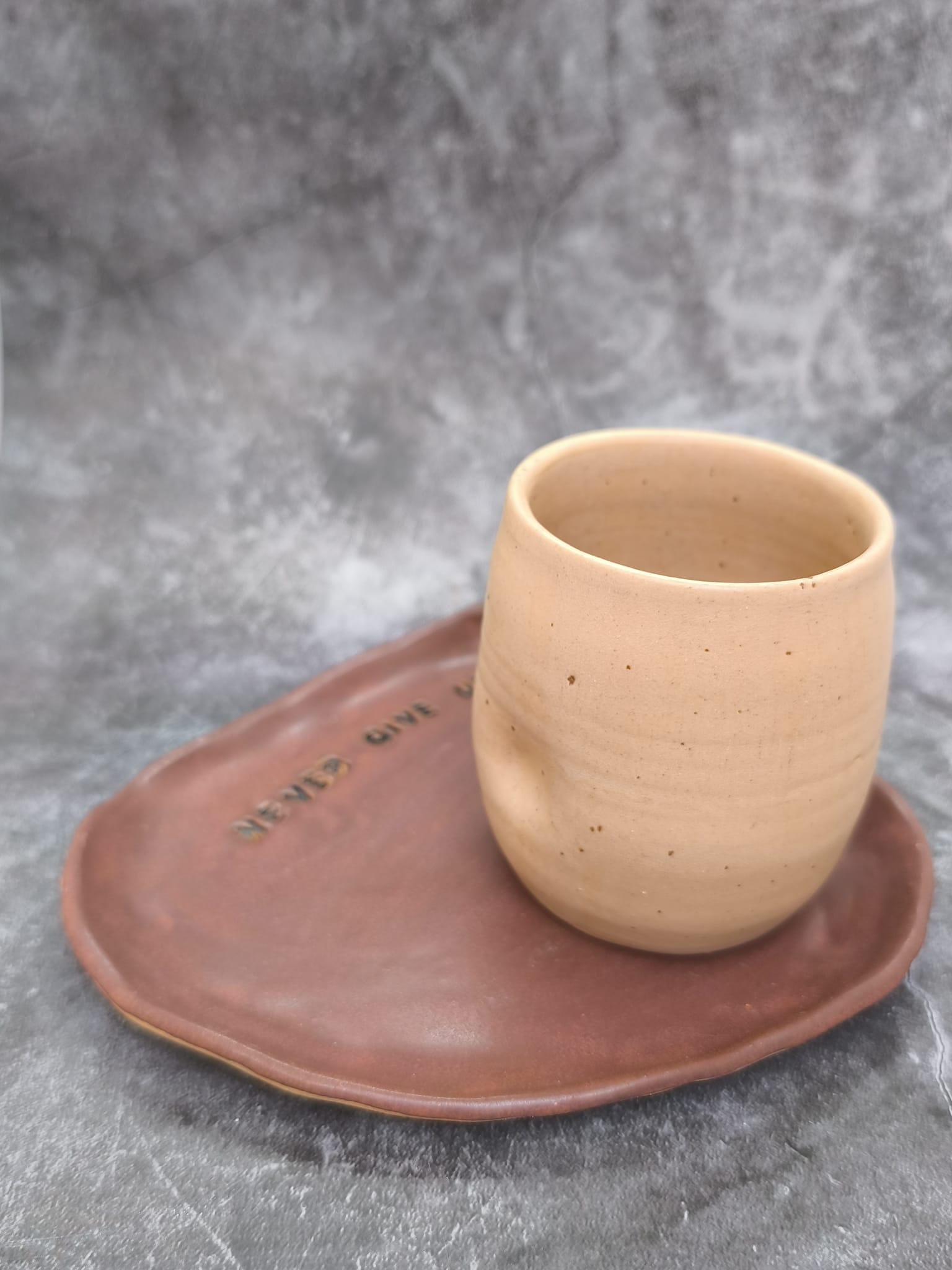 Affirmation Cup & Saucer Set – Dream Big & Never Give Up - Image 7