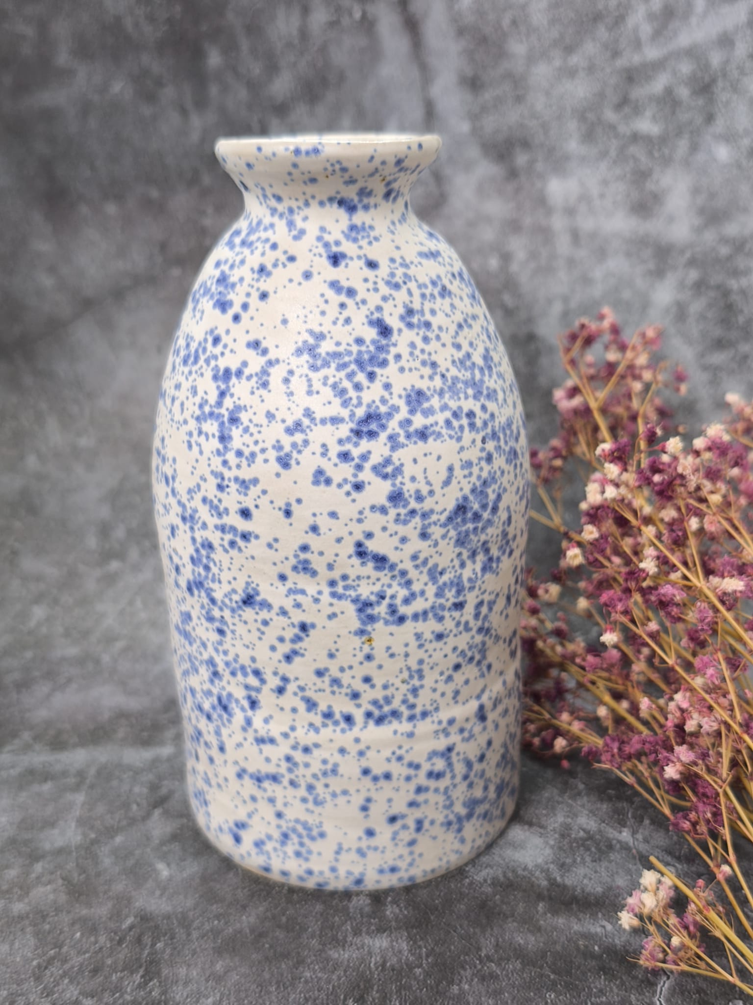 Galaxy Blue Speckle Vase - Image 2