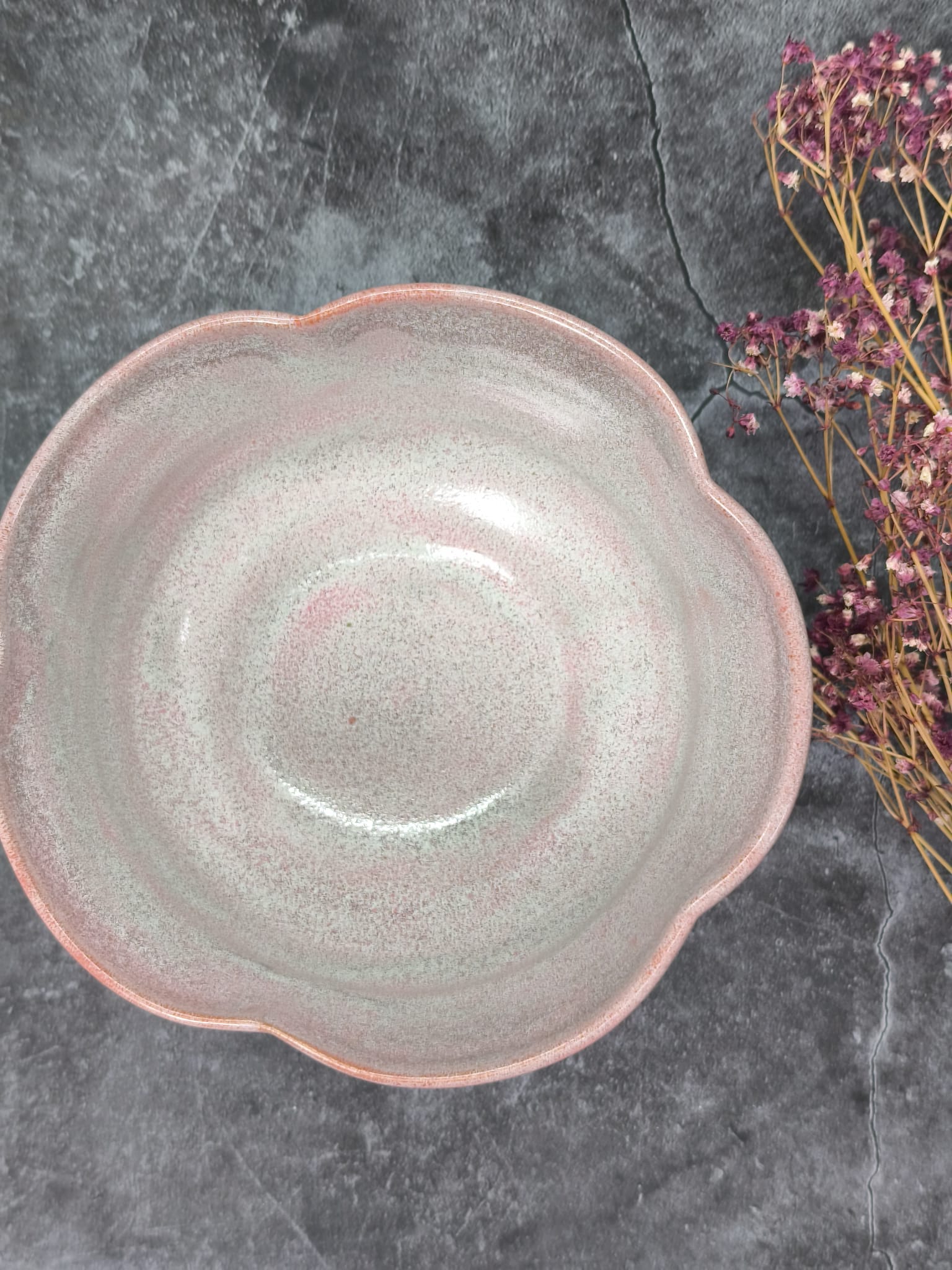 Rose Dawn Flower Bowls — Set of 2 - Image 2